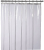 LiBa Mildew Resistant Anti-Bacterial PEVA 8G Shower Curtain Liner